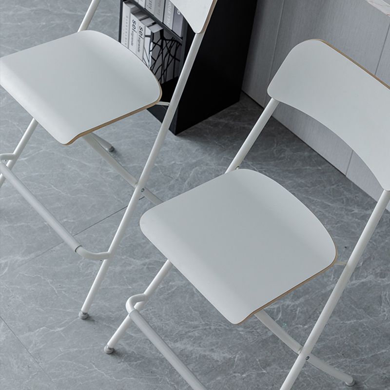 Wood Folding Bar & Counter Stool Modern Low Back Footrest Indoor Bar Stool