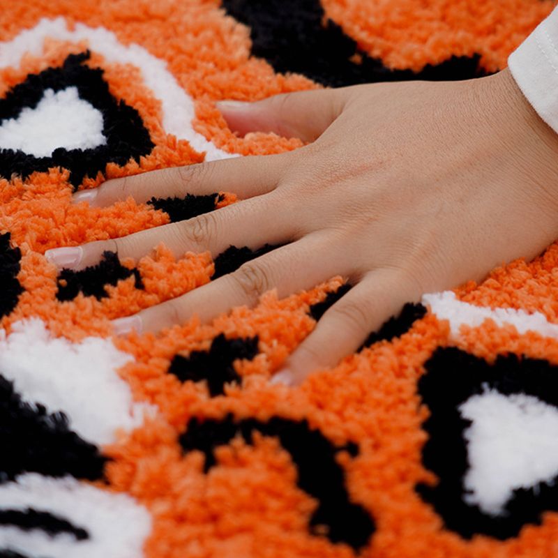 Contemporary Animals Pattern Rug Polyester Carpet Stain Resistant Area Rug for Living Room