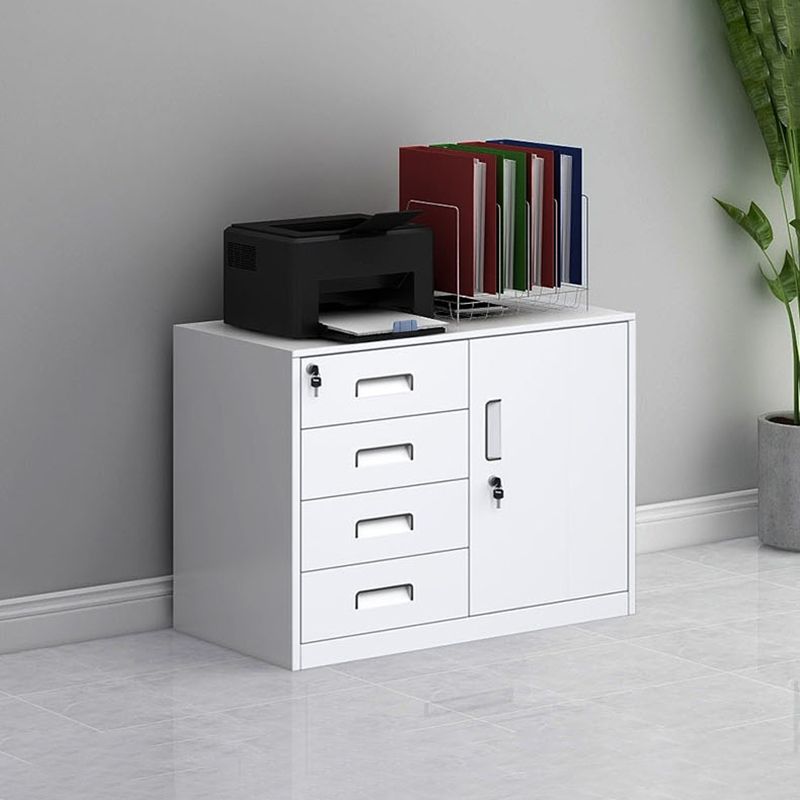 Contemporary Style Lateral Filing Cabinet Metal Filing Cabinet with Locking Storage