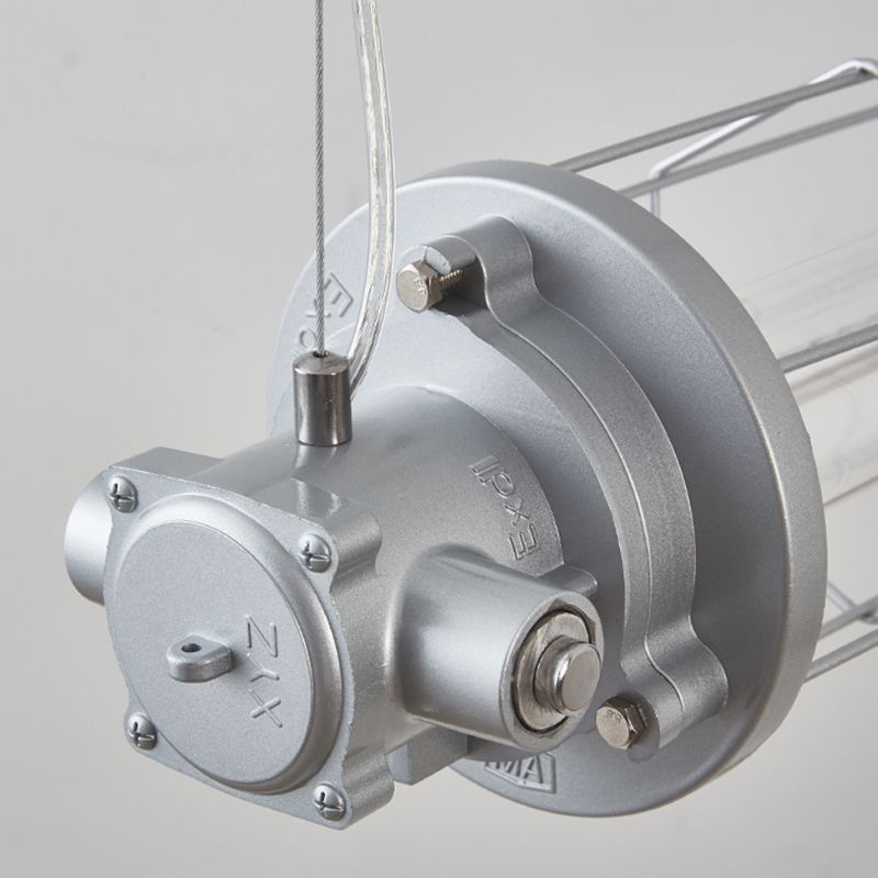 Industrial Style Aluminum Hanging Lamp Cylinder Shape Island Light Fixture for Living Room