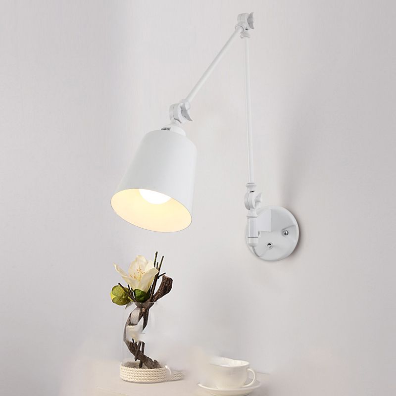 1 Éclair de mur à bras swing léger léger Laut en métal de style moderne