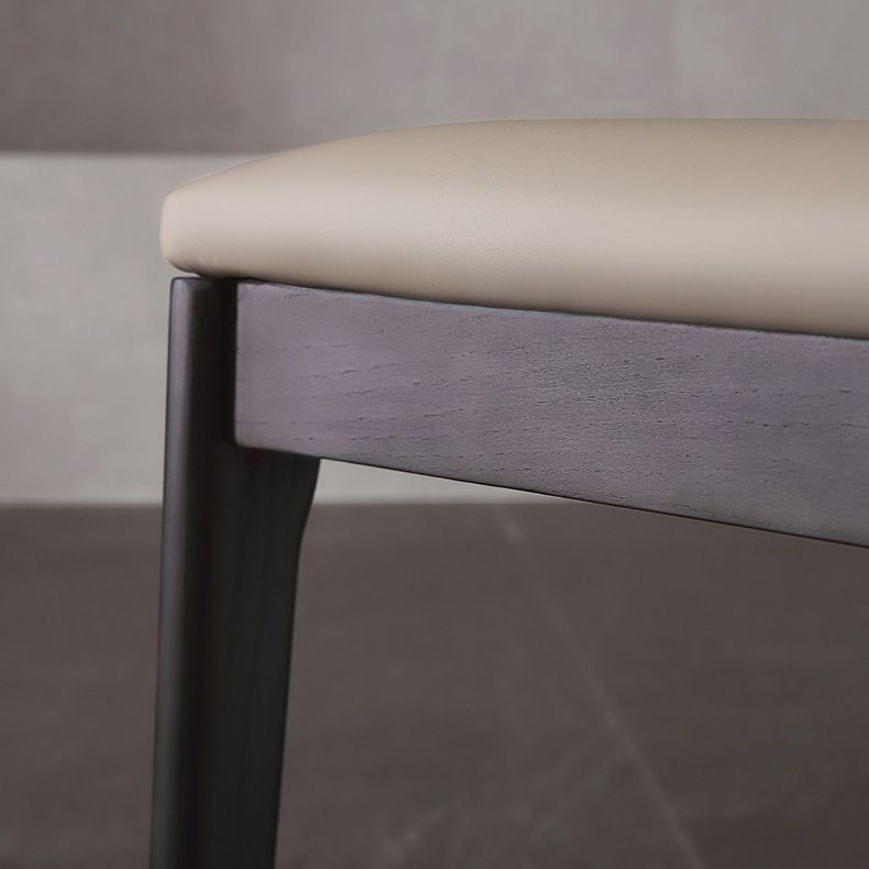 Contemporary Kitchen Dining Side Chair Open Back Dining Side Chair