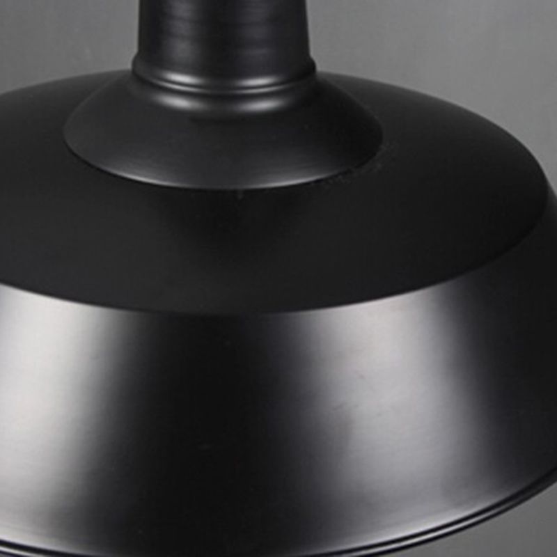 1 Light Metal Geometric Wall Lighting Fixtures Industrial Style Wall Mounted Light Fixture in Black