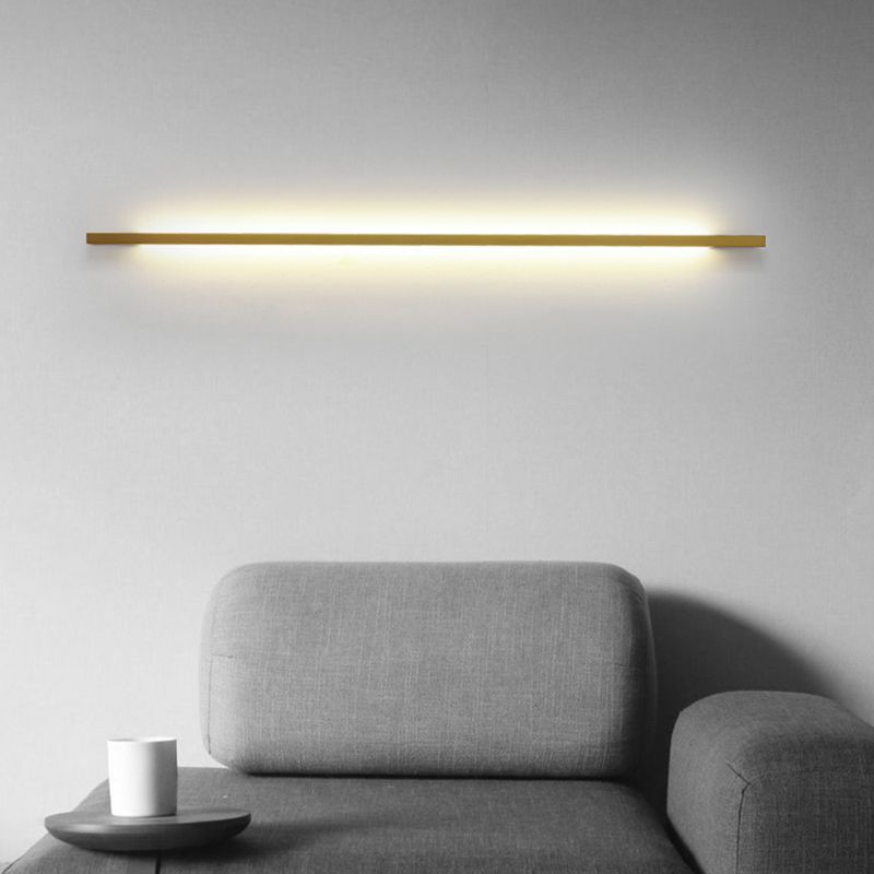Metall lineare Formwandmontage Beleuchtung moderner Stil 1-Licht-Wandmontageleuchte