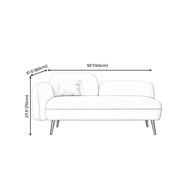 Grey/Blue/Pink Velvet Sofa 55.12"/63" Wide Square Arm Loveseat