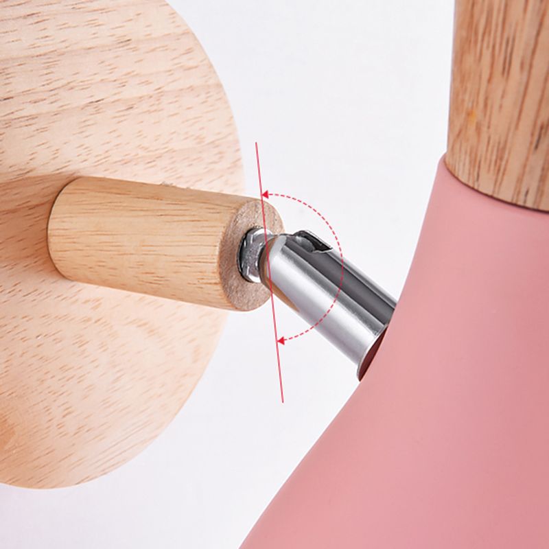 Nordic Macarons Style Wall Sconce Iron 1 Light Sconce Wall Light for Bedroom