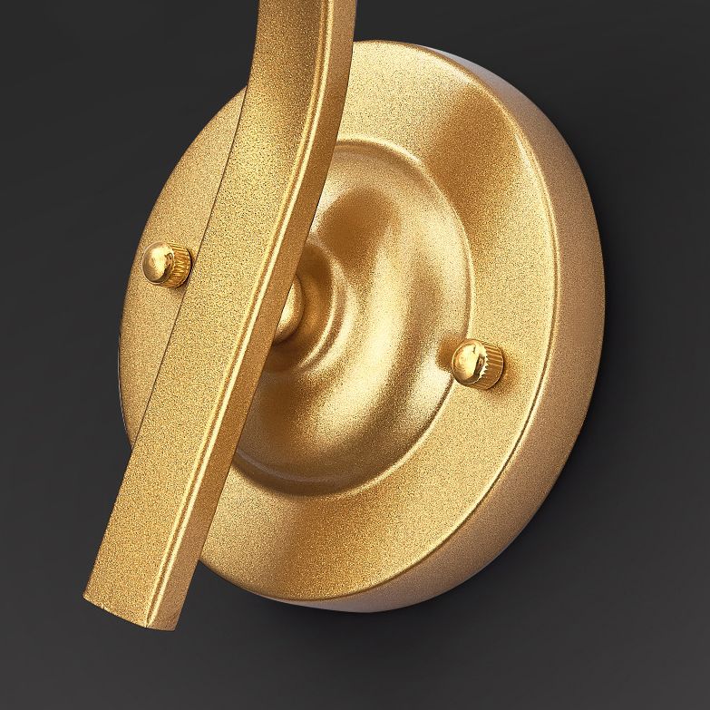 Iron LED Wall Light in Modern Creative Style Babysbreath Glass Wall Sconce for Interior Spaces