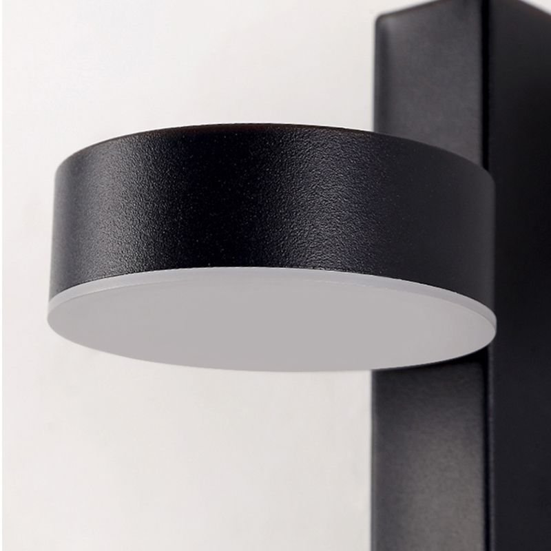 Metall runde Formwandbeleuchtung moderne 1-Licht-Wandmontageleuchte