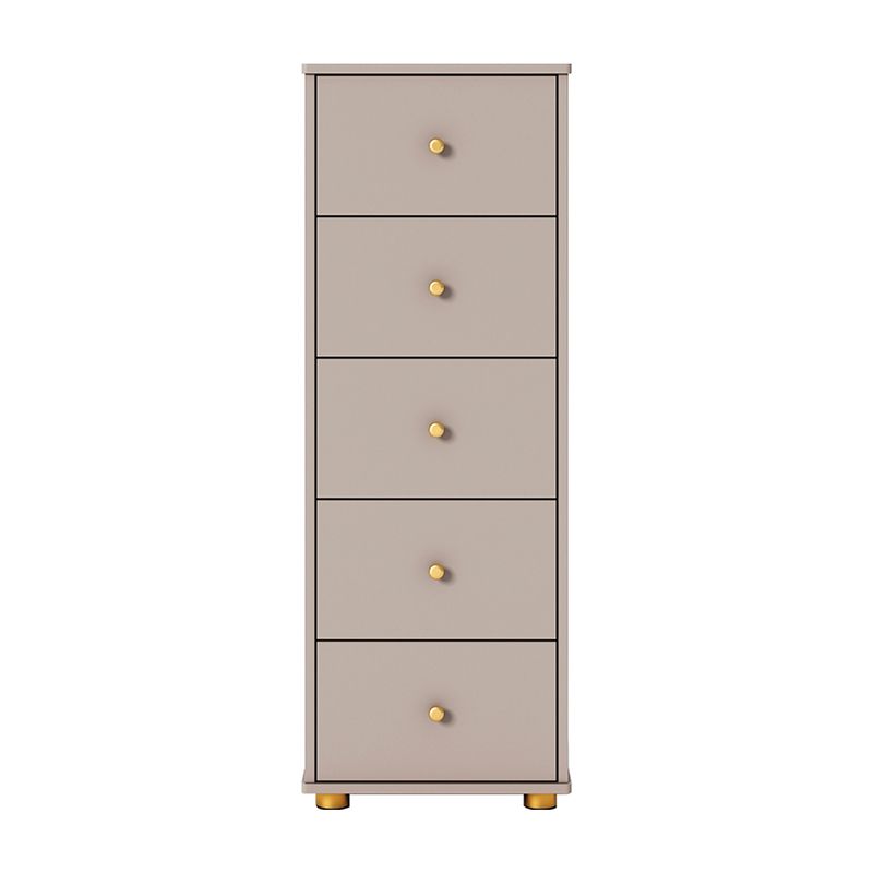 Modern Rectangle Side Cabinet Wood Knobs Storage Cabinet with Drawer