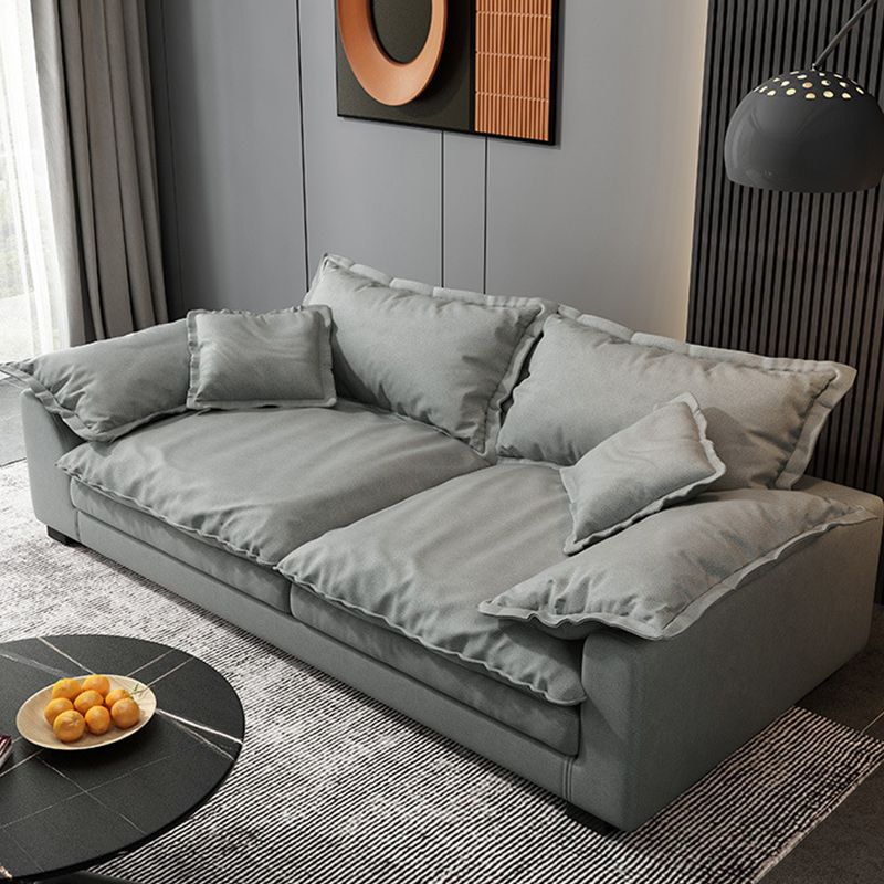 Wohnzimmer Kissen Arm Standard Lose Rückengrau zeitgenössischer Sitzplatz