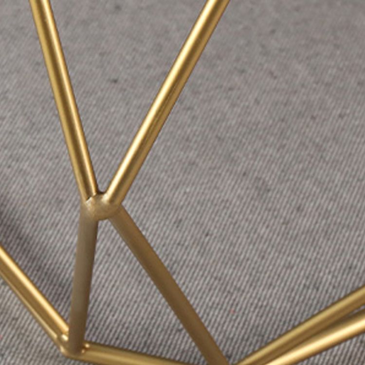 Modern Frame Coffee Table Glass Top Cocktail Table for Living Room