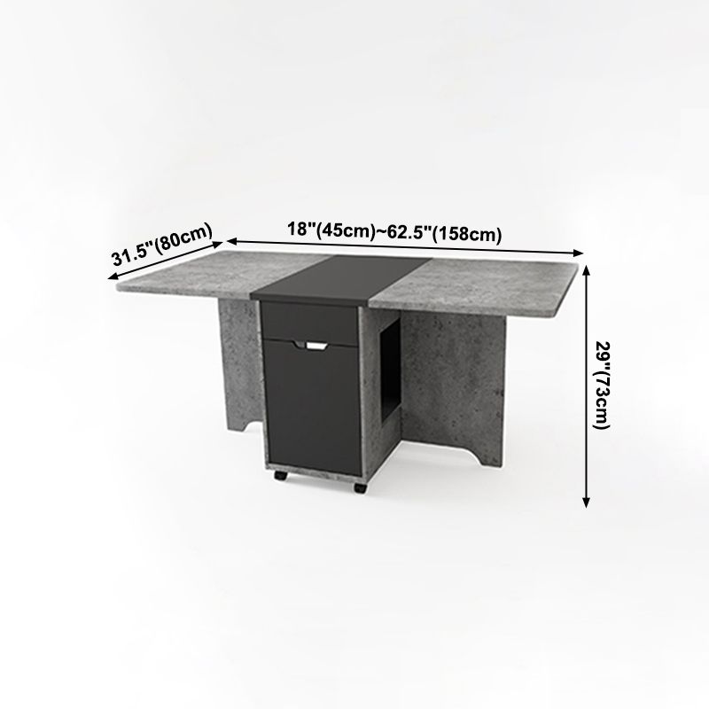 Mesa de comedor de pedestal de comedor moderno de mediados de siglo para la cena de cocina en casa