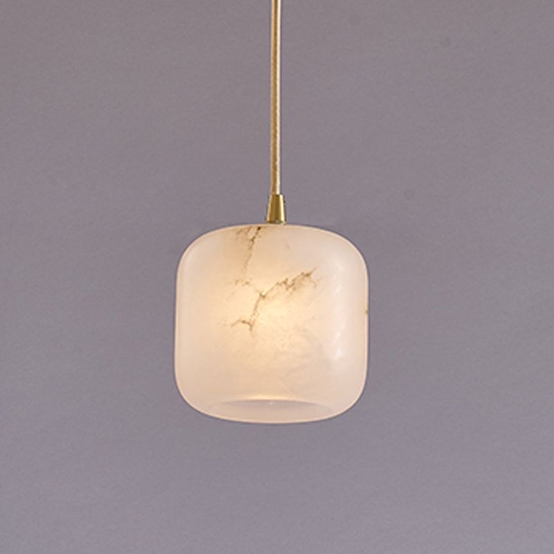 Marble Unique Shape Hanging Lights Modern Style Hanging Mount Fixture for Restaurant