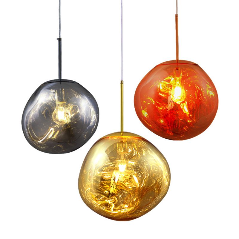 LAVA CREATIVA LAVA Irregolare a forma di palla appesa a una luce singola stile moderno a sospensione acrilica lampada a sospensione per il negozio di caffè