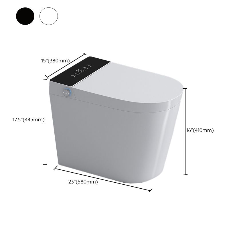 Contemporary Siphon Jet Flush Toilet Slow Close Seat Included Urine Toilet for Bathroom