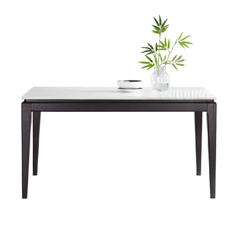 Mid-Century Rectangle Dining Table 4-foot Dining Room Furniture for Home