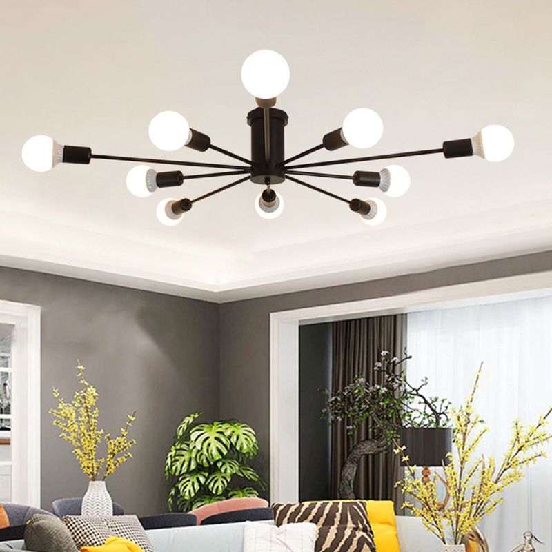 Faculteur de plafond en métal créatif de style nordique