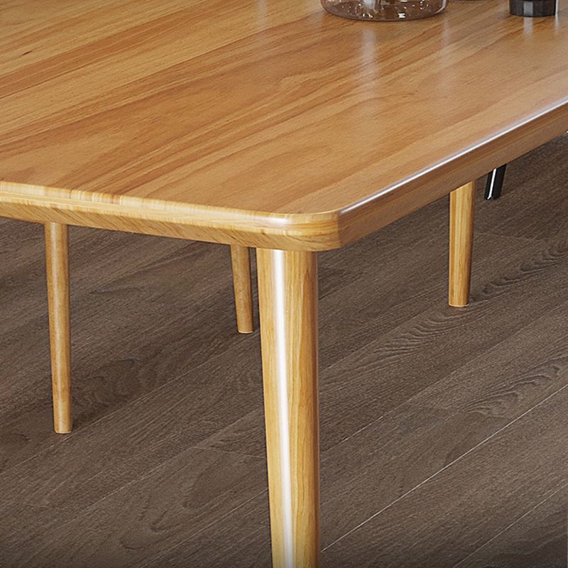 Rectangle 1/4/5 Pieces Dining Set Solid Wood Legs Dining Furniture Set