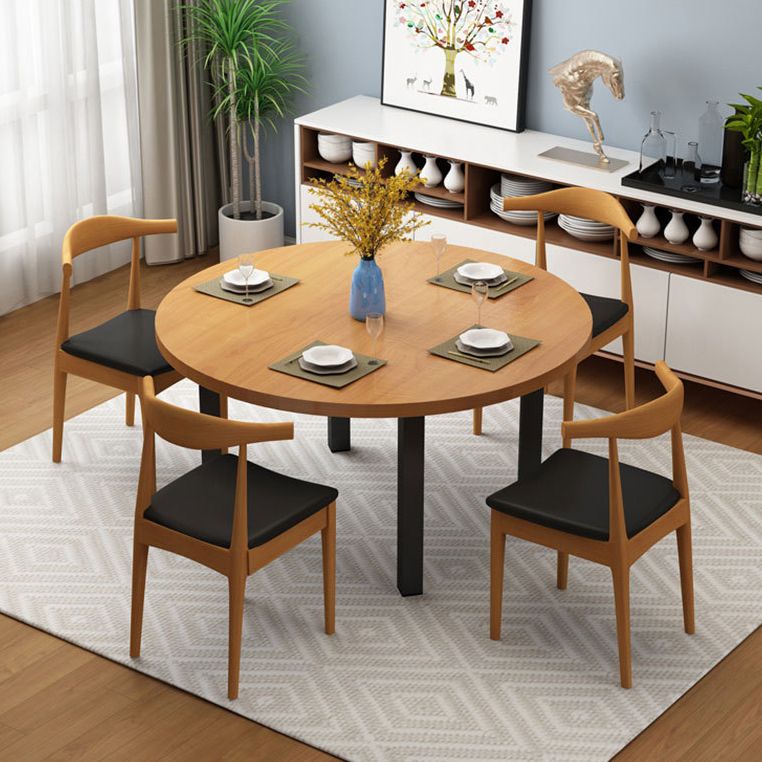 Modern Wood Dining Table Set 1/2/5 Pieces Dining Set for Home Use