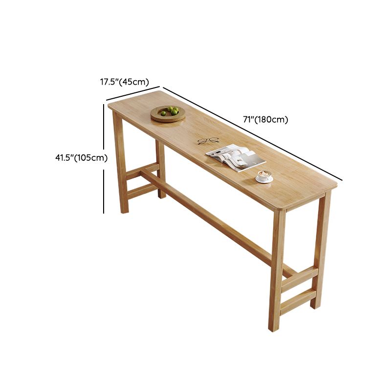 1/4/7 Pieces Pub Dining Set Contemporary Solid Wood Pub Table Set