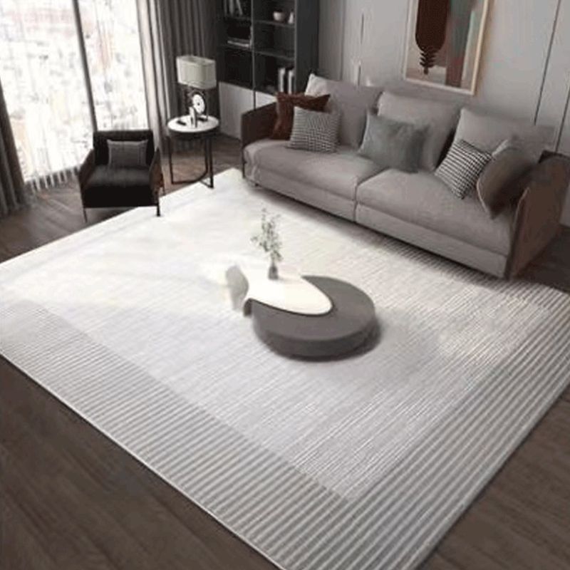 Minimalist Rectangle Printed Rug Polyester Indoor Rug Stain Resistant Carpet for Home Decoration