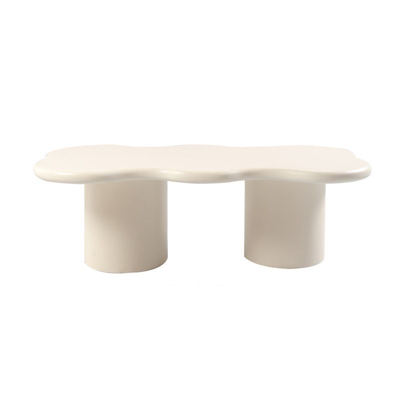 Geometric Coffee Table 1 Single Cocktail Table with 1/2 Pedestal