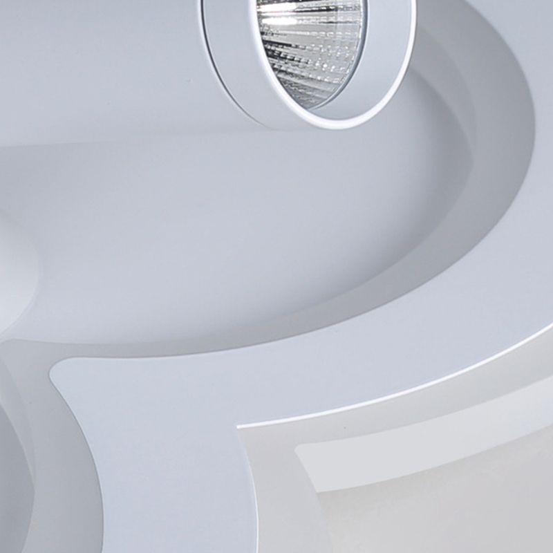 Cloud Shape Ceiling Mount Light Fixture Nordic LED Metal Flush Mount Ceiling Lamps