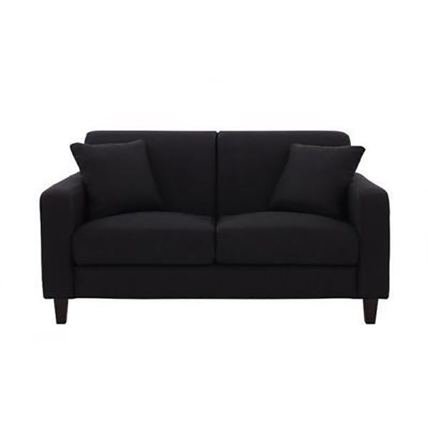 Living Room Contemporary Cushions Standard Square Arm Stationary Sofa