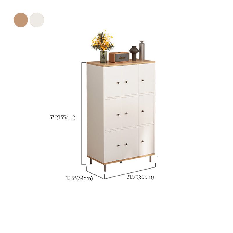 Knobs Standard Storage Cabinet Modern Straight Legs Wood Accent Chest
