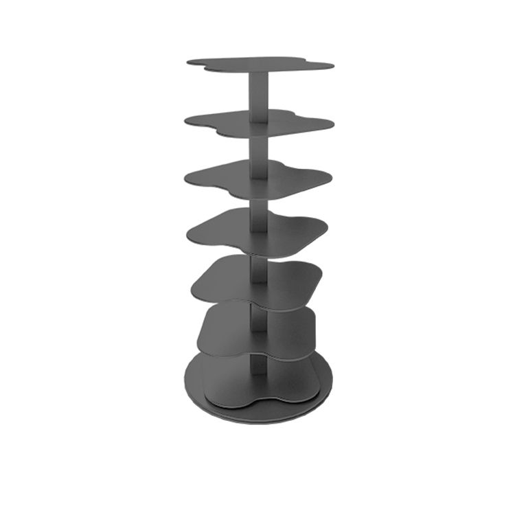 Contemporary Style Metal Bookcase Open Bookshelf for Living Room