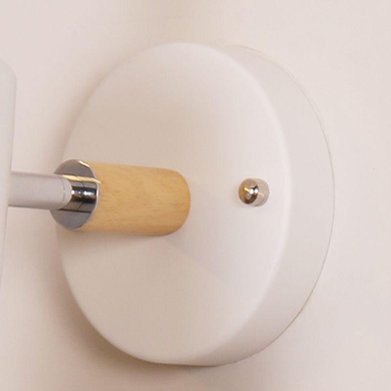 1-Light Tapered Wall Light Sconce Modern Style Metal Wall Lighting