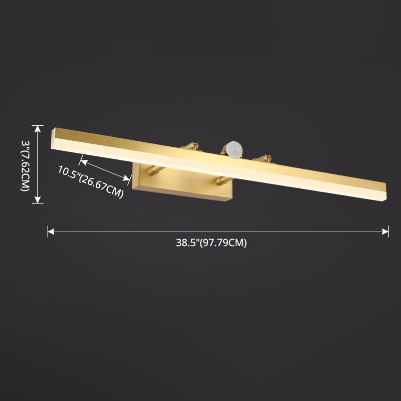 Light Extravagant Style Linear Vanity Lighting Fixtures Metal Vanity Sconce