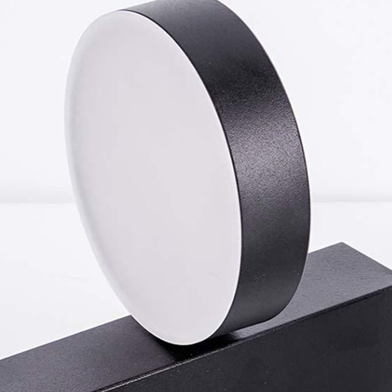 Moderne metallrotbare Wandleuchte geometrische 11 -Zoll -Wandleuchten mit Schalter