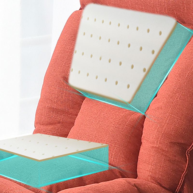 Linen Parsons Chair 22.8 " L  x 21.6"W x 23.6" H Convertible for Chair Living Room