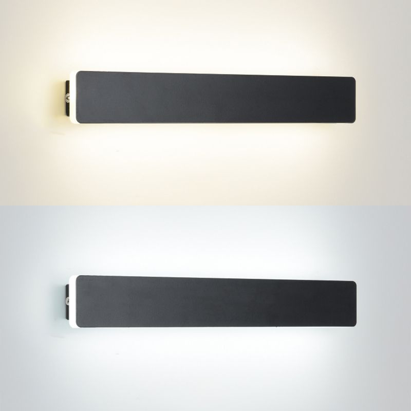 Éclairage de mur en métal linéaire