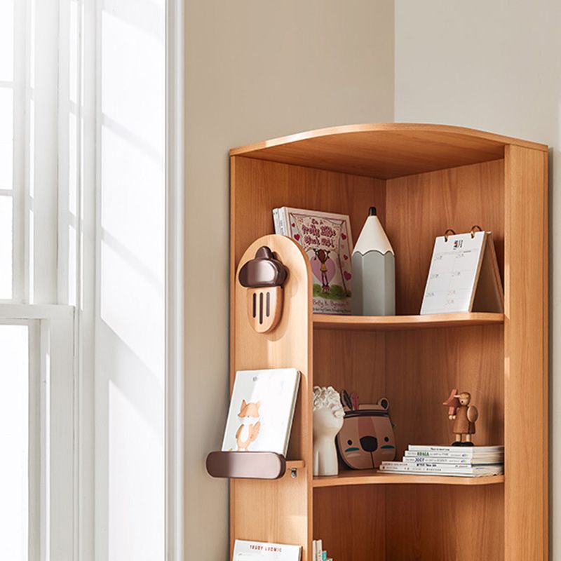 Scandinavian Closed Back Book Shelf Freestanding Standard Kids Bookshelf