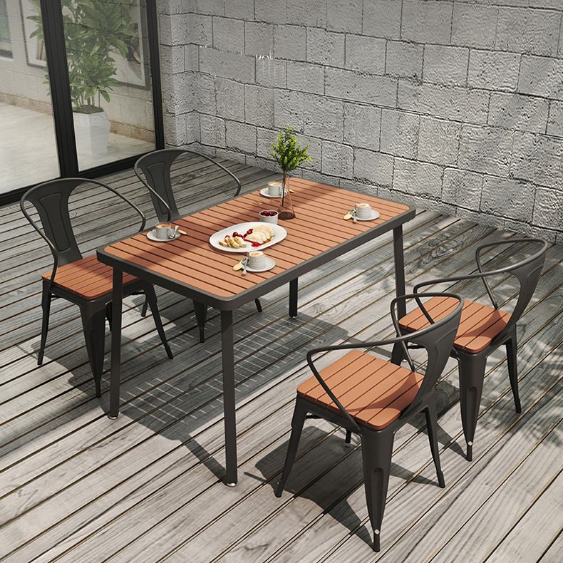 Contemporary Style Rectangle Table Set 1/2/3/5/7 Pieces Dining Set for Kitchen