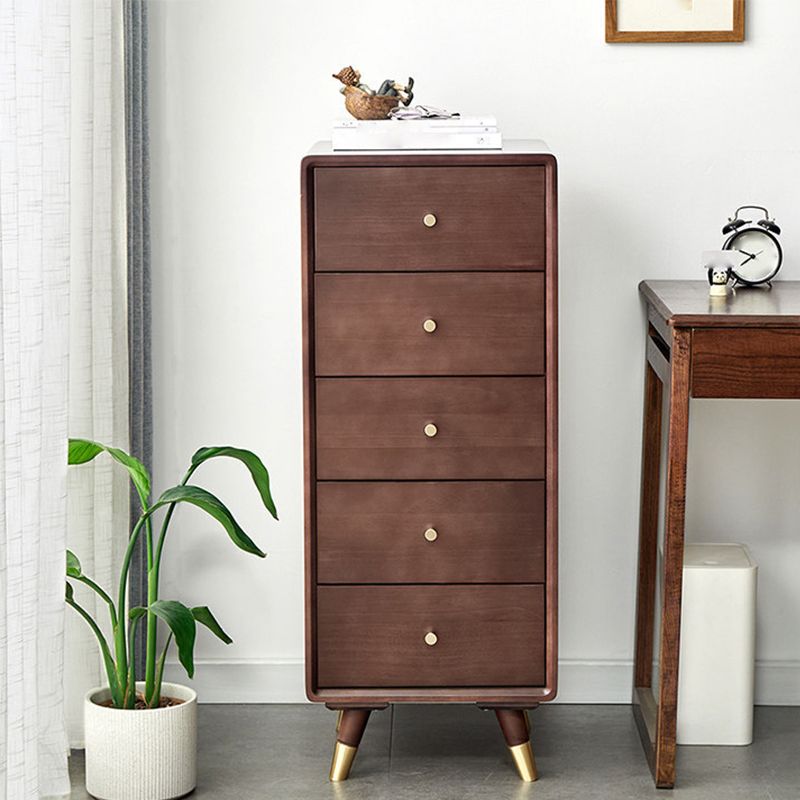 15.74" Wide Solid Wood Accent Chest with Drawer Contemporary Side Cabinet