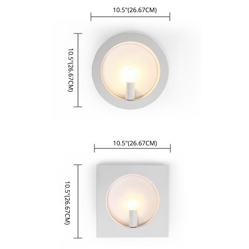 Modern Minimalist Style Sconce Light Fixture Acrylic 1 Light Sconces