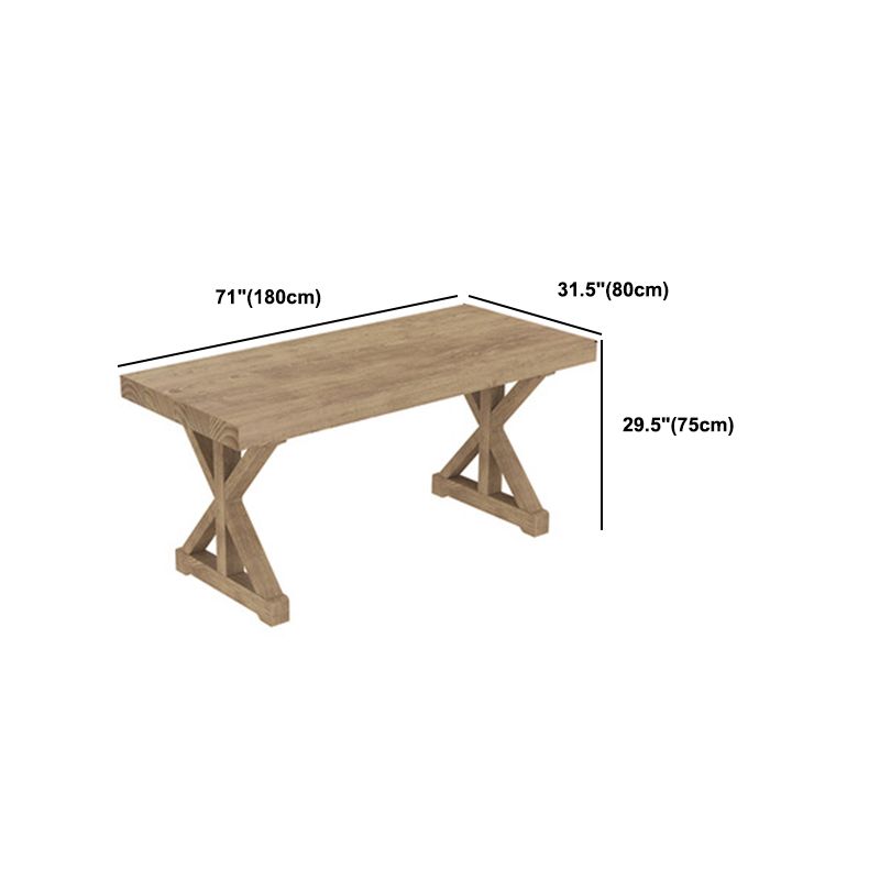 Modern Rectangle Wood Dining Table Set 1/2/5 Pieces Dining Set for Home Use