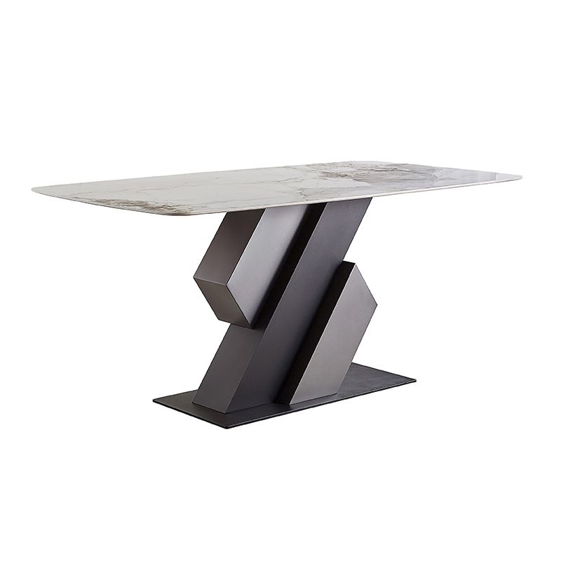 Modern Rectangle Dining Table Set 1/4/5/7 Pieces Dinette Set for Home