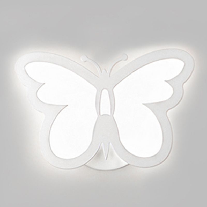 Creative Butterfly Sconce Light Fixture Modern Acrylic Wall Sconce Light for Bedroom