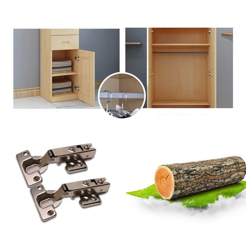 Modern Solid Wood Wardrobe Cabinet Bedroom Armoire with Doors