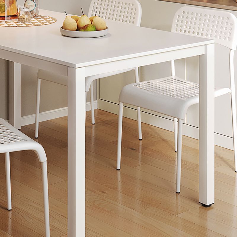 Modern 1/4/5 Pieces Dining Table Rectangle Wood Furniture for Restaurant