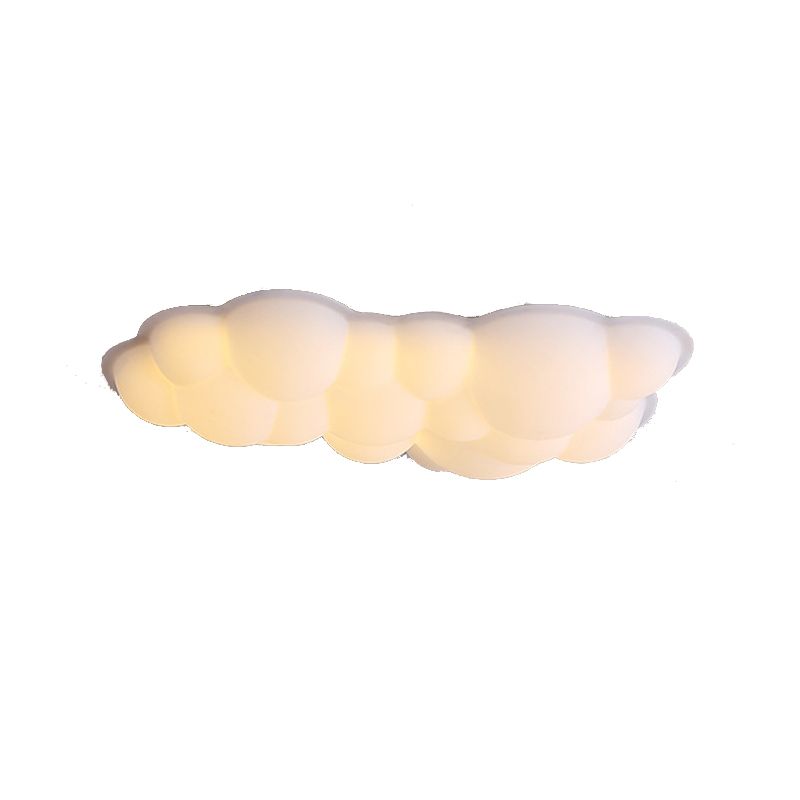 Modernism Flush Mount White LED Ceiling Light Fixture for Bedroom