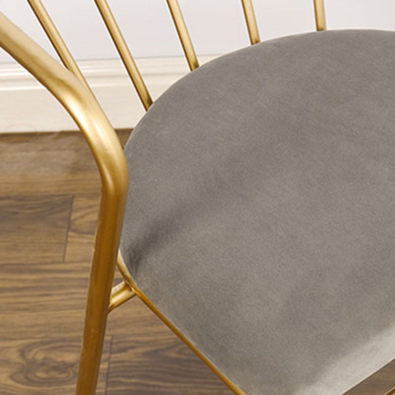 Contemporary Kitchen Dining Arm Chairs Windsor Back Chairs in Grey