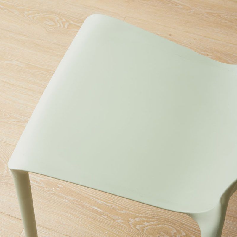 Sedia da pranzo in plastica scandinava cucina in plastica.