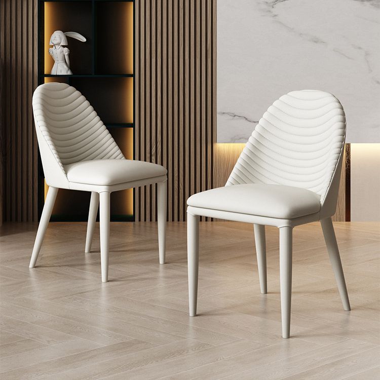 Modern Sintered Stone Dining Room Set with Round Top and White Base Furniture Set