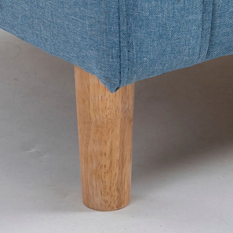 3-Seater Square Arm Sofa Scandinavian 59.06"/70.87" Linen Sofa with Pillows