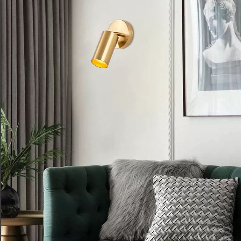 Cylinder Wall Light Sconce Nordic Luxury Style 1 Light Sconces